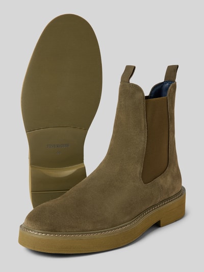 Steve Madden Chelsea Boots mit Zugschlaufen Modell 'BRANTLEY' Beige 4