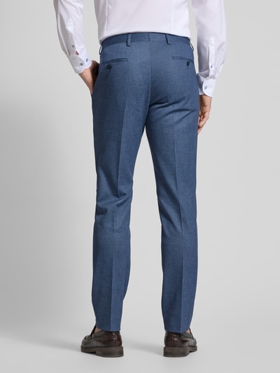 Roy Robson Regular fit pantalon met persplooien Donkerblauw - 5