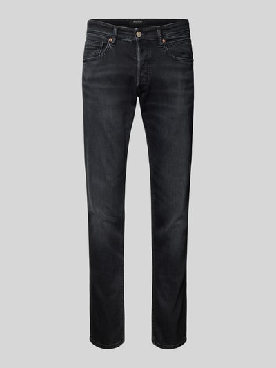 Replay Straight Fit Jeans mit Eingrifftaschen Modell 'GROVER' Black 2