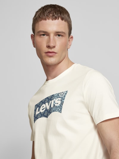 Levi's® T-shirt z nadrukiem z logo Biały 3