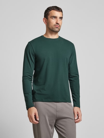 Mey Shirt met lange mouwen en ronde hals, model 'RELAX' Groen - 3