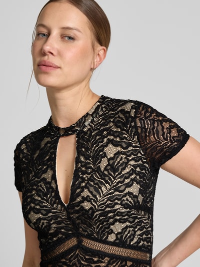 Guess T-Shirt mit Rundhalsausschnitt BLACK 3