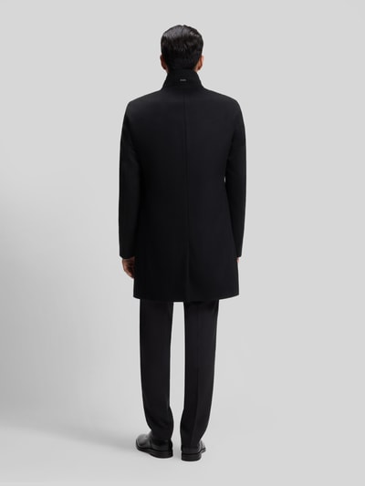 BOSS Wollmantel mit Kaschmir-Anteil Modell 'H-Hyde-SU-264' Black 5