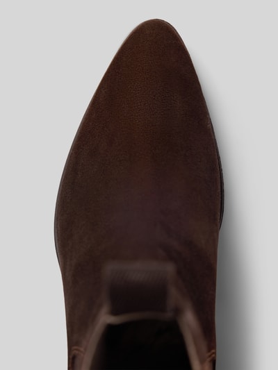 Produktfoto, Stiefeletten aus echtem Rindsleder Modell 'St Broomly' von GANT, braunes Leder, spitz zulaufende Form, Damen Stiefeletten