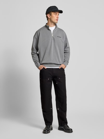 Edwin Loose Fit Jeans mit Eingrifftaschen Modell 'DOUBLE KNEE TYRELL PANT' Black 1