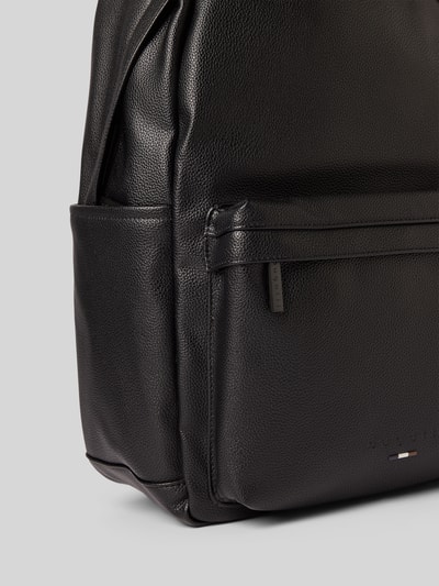 bugatti Rucksack mit Logo-Prägung Modell 'RICO' Black 3