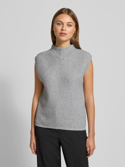 OPUS Pullunder mit Stehkragen Modell 'Pasilla' Hellgrau 4
