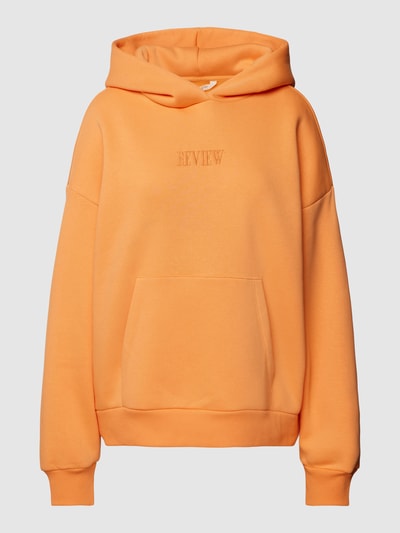 Review Hoodie mit Känguru-Tasche Apricot 2