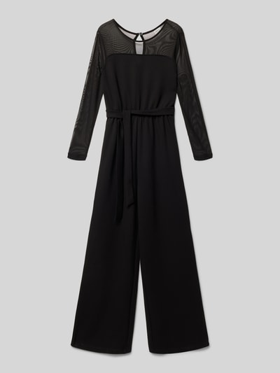 s.Oliver RED LABEL Regular Fit Jumpsuit aus Viskose-Mix Black 1