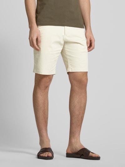 Tommy Hilfiger Relaxed Fit Chinoshorts aus Baumwoll-Mix Modell 'HARLEM' Ecru 4