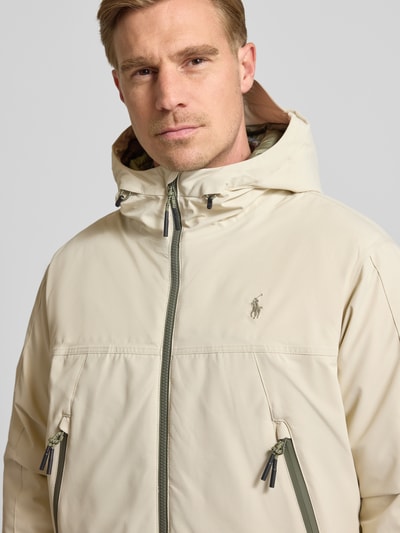 Polo Ralph Lauren Jacke mit Zweiwege-Reißverschluss und Ärmelriegeln Sand 3