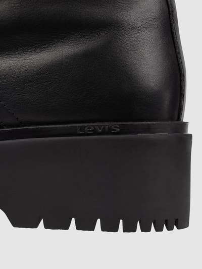 Levi’s® Acc. Buty skórzane sznurowane model ‘Bria’ Czarny 2