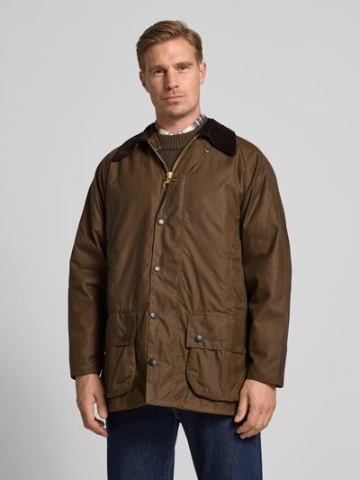 Barbour Jack met klepzakken, model 'BEAUFORT' Middenbruin - 4