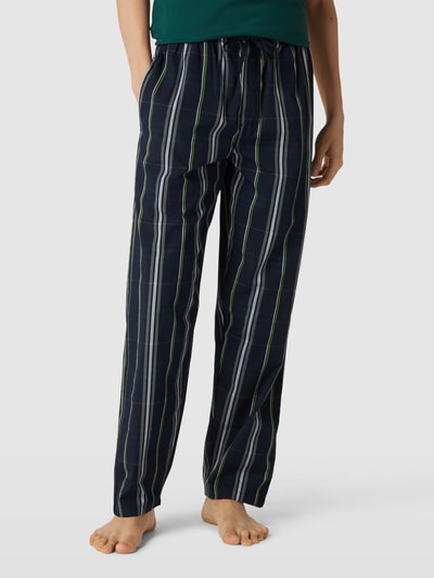 Schiesser Pyjama-Hose mit Tartan-Karo Dunkelblau 4