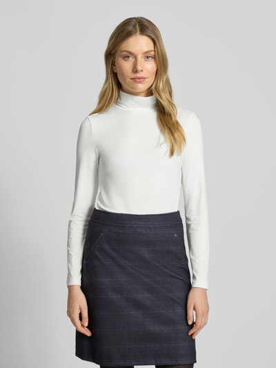 Christian Berg Woman Regular Fit Longsleeve mit Rollkragen Offwhite 4