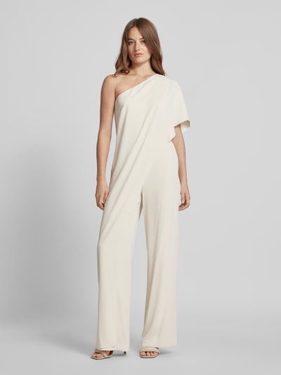 Lauren Ralph Lauren Jumpsuit met one shoulder-band Offwhite - 4