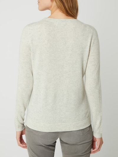 Jake*s Collection Pullover van kasjmier Offwhite gemêleerd - 5