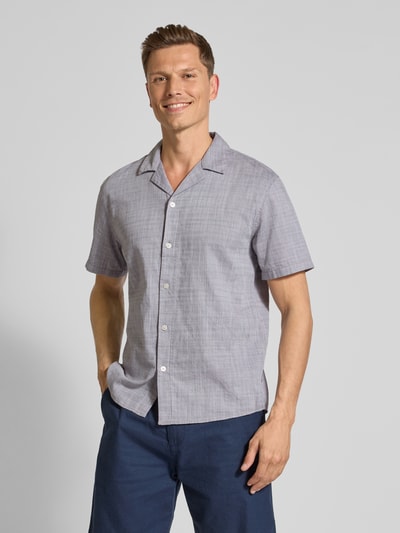 Tom Tailor Denim Relaxed fit vrijetijdsoverhemd van puur katoen Lichtgrijs - 4