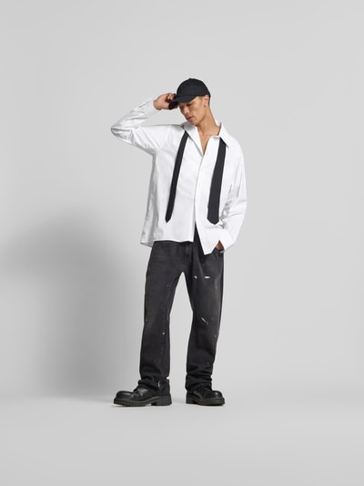 MM6 Maison Margiela Freizeithemd mit Knopfleiste Weiss 1