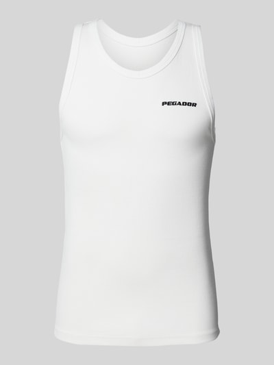 Pegador Tanktop mit Label-Stitching Offwhite 2