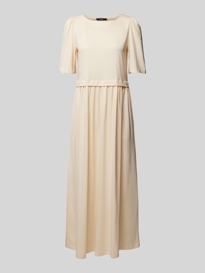 Weekend Max Mara Midikleid mit Rundhalsausschnitt Modell 'SNACK' Sand 2