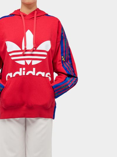 Adidas originals red hoodie best sale