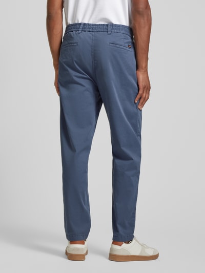 BOSS Orange Tapered Fit Chino mit elastischem Bund Blau 5