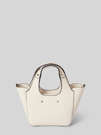 Guess Torebka 2 w 1 z aplikacją z logo model ‘CALISTA’ Écru 4