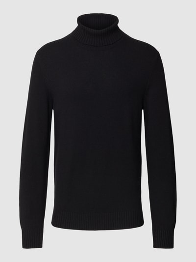 Marc O'Polo Strickpullover mit Rollkragen Modell 'Turtle' Black 2