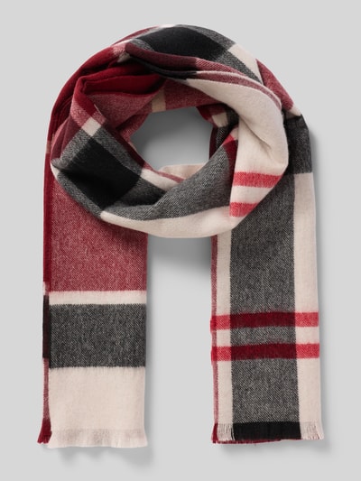 Barbour Schal aus reiner Wolle Modell 'Rosefield' Bordeaux 1
