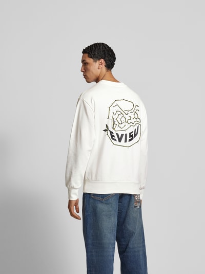 Evisu Sweatshirt mit Stehkragen Offwhite 5