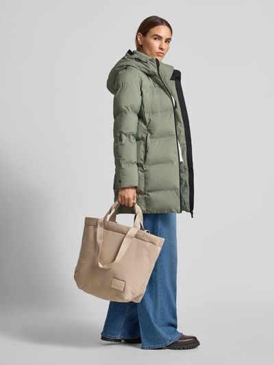 STUDIO BERLIN Shopper met logopatch, model 'Prenzlau' Zand - 1