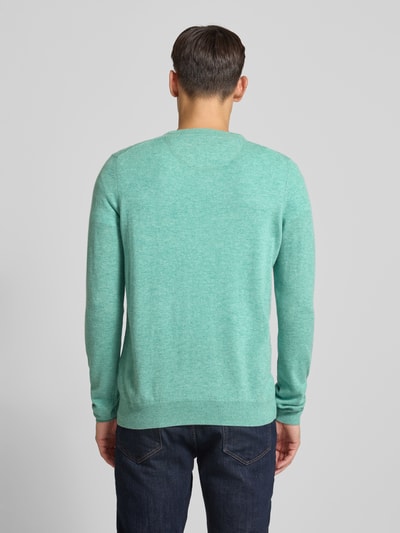 Fynch-Hatton Regular Fit Pullover mit Kaschmir-Anteil Modell 'Merino' Schilf 5