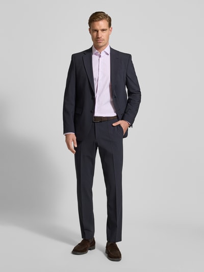 Christian Berg Men Regular fit zakelijk overhemd van premium materiaal met kentkraag Lichtroze - 1