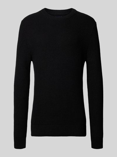 MCNEAL Strickpullover mit Rundhalsausschnitt Black 2