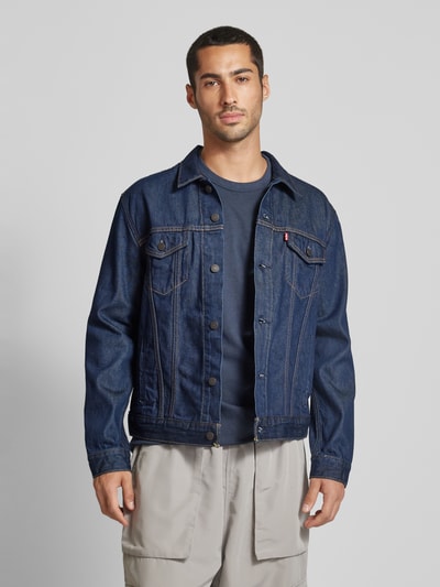 Levi's® Jeansjacke mit Brusttaschen und Label-Detail Modell 'THE TRUCKER' Jeansblau 4