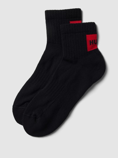 HUGO Socken mit Label-Detail im 2er-Pack Black 1