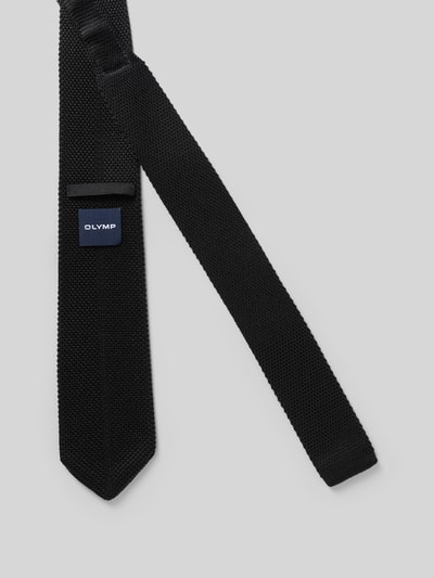 OLYMP Krawatte aus reiner Seide Modell '7,5 cm' Black 2
