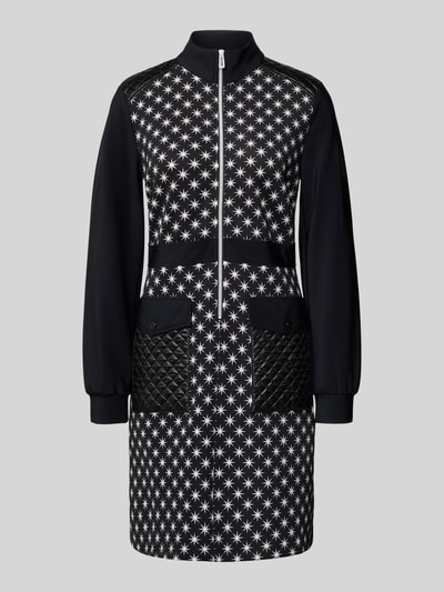 Marc Cain Knielange jurk met opstaande kraag Zwart - 2