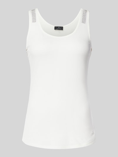 monari Tanktop met siersteentjes Offwhite - 2