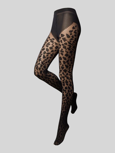 JOOP! Collection Strumpfhose mit Leopardenmuster Black 1