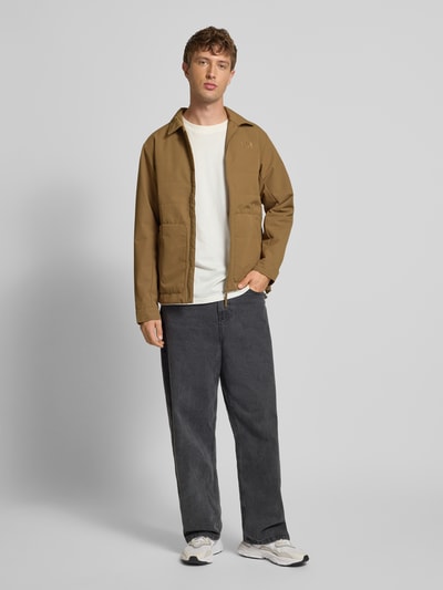 Helly Hansen Jack met logo en steekzakken, model 'ESCAPE INS' Camel - 1