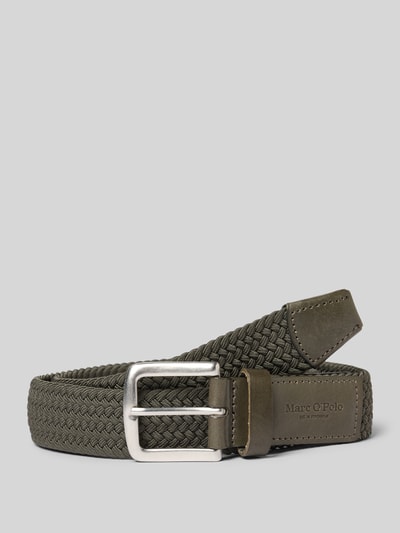 Marc O'Polo Gürtel mit Flechtmuster Khaki 1