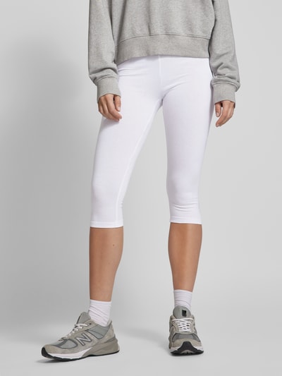 Fransa Slim Fit Leggings mit verkürztem Schnitt Modell 'Zokos' Weiss 4