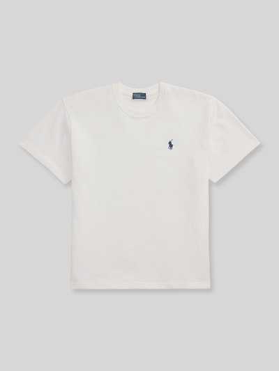 Polo Ralph Lauren T-shirt o kroju relaxed fit z czystej bawełny Biały 2