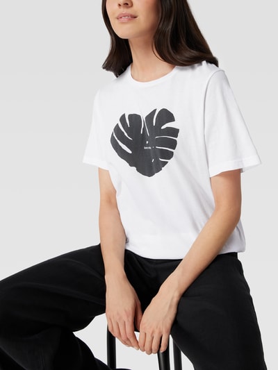 Marc O'Polo T-Shirt mit Statement-Print Offwhite 3