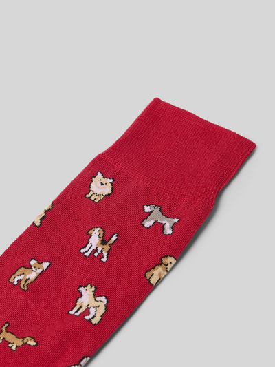 Paul Smith Socken mit geripptem Abschluss Rot 2