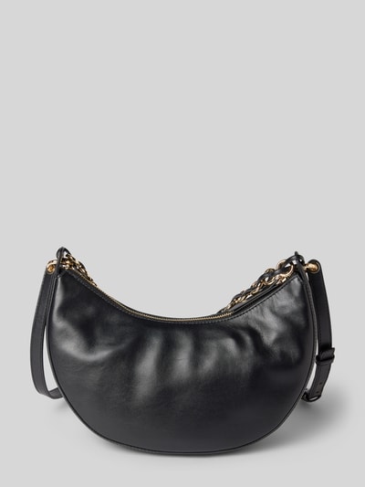 Tommy Hilfiger Torebka ze skóry naturalnej na długim pasku Czarny 4