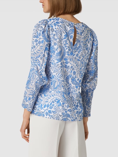 JOOP! Blouse met pofmouwen Bleu - 5