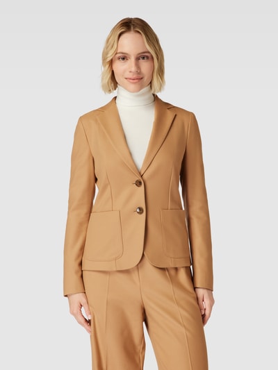 BOSS Blazer mit 2-Knopfleiste Modell 'Jonalahra' Camel 4